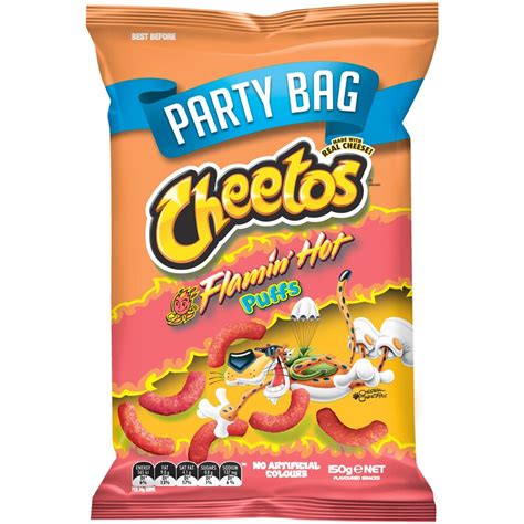 Cheetos Flamin' Hot Puffs 150g | BIG W