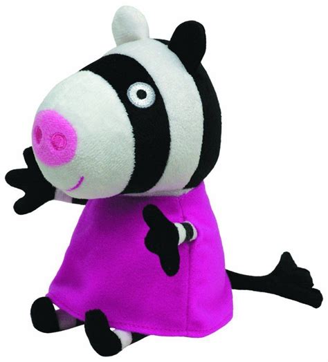 TY Peppa Pig - Zoe Zebra | Peppa pig soft toy, Peppa pig toys, Ty toys