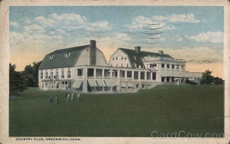 Country Club Greenwich, CT Postcard