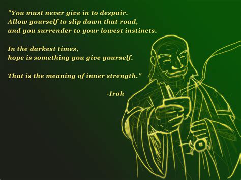 Iroh has some pretty good advice sometime. by laughingphoenix on DeviantArt