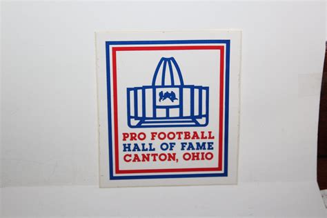 Vintage NFL Pro Football Hall of Fame Canton by FriscoAuctions