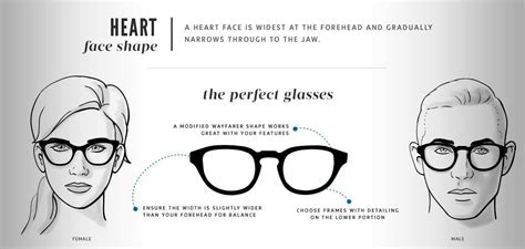 Glasses for heart shaped face