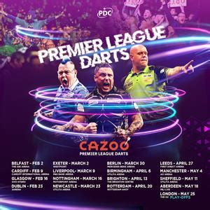 2023 Cazoo Premier League Darts Tickets and Dates