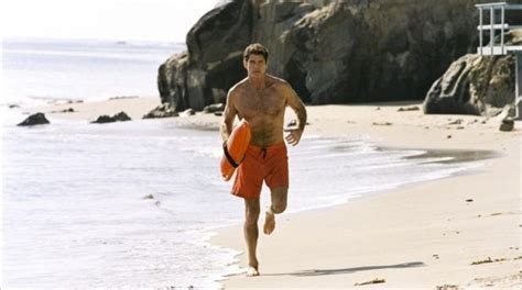 The red bathing shorts of Mitch Buchannon (David Hasselhoff) in baywatch | Spotern