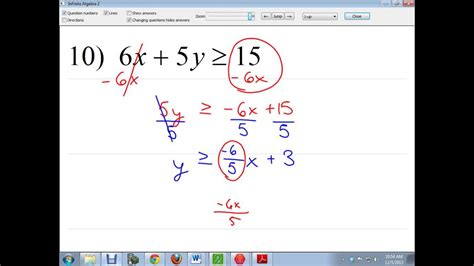 Graphing Linear Inequalities in Standard Form - YouTube