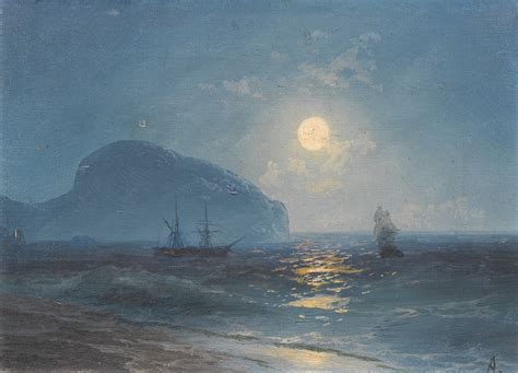 Moonlight by Ivan Konstantinovich Aivazovsky - Artvee