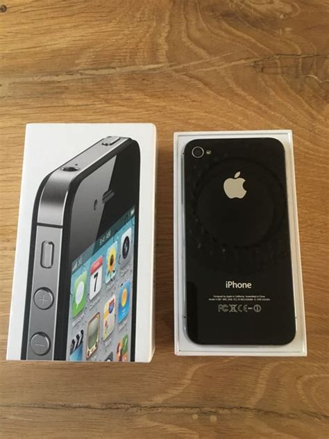 Apple iPhone 4S - 16GB - black - in original box - with a lot of ...