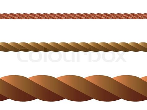 Rope vector against white background, abstract art illustration | Stock ...