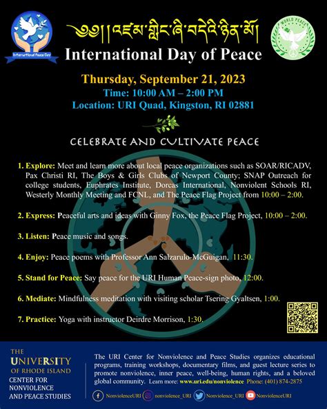 International Day of Peace – Center for Nonviolence & Peace Studies