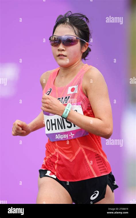 Hangzhou, China. 5th Oct, 2023. Hikari Ohnishi (JPN) Athletics : Women's Marathon at Hangzhou ...