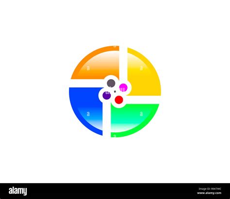 abstract circle logo Stock Photo - Alamy