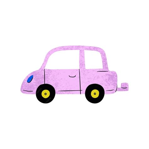 Premium Vector | Cute car stickers vector design