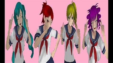 Yandere Simulator Hair Models