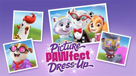 PAW Patrol: Picture PAWfect Dress-Up | Paw patrol, Funny games, Nickelodeon