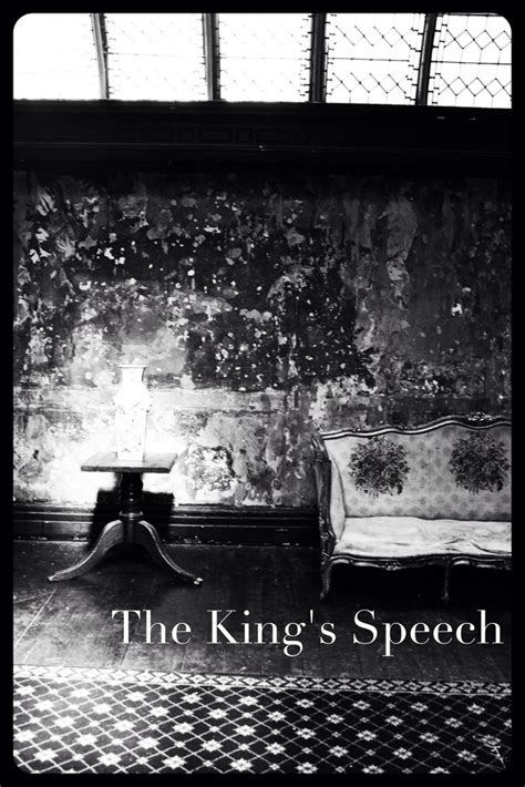 King's speech, Speech