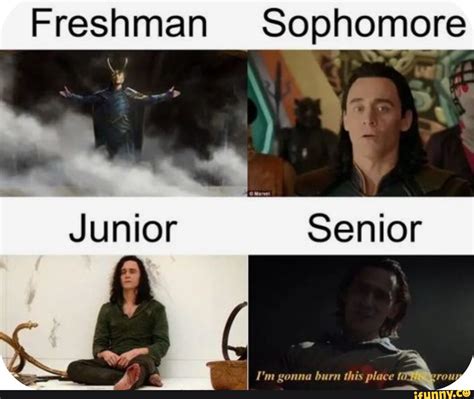 Freshman Sophomore Junior Senior - iFunny