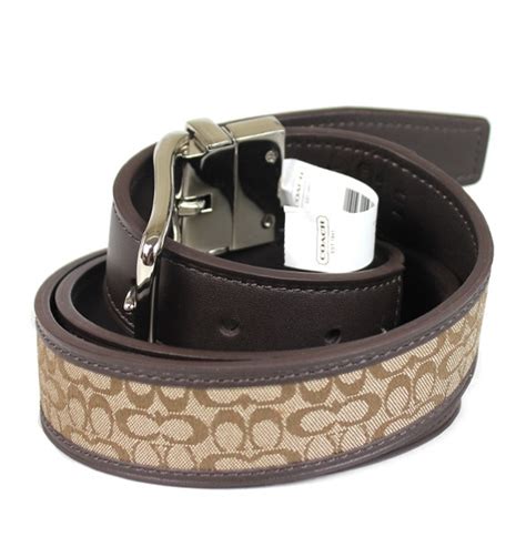 Luxé Couture : COACH Men Signature Reversible Classic Belt