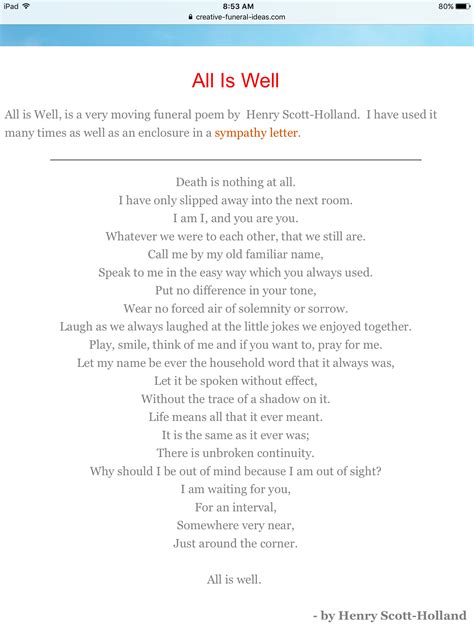 Pin by Pat Hutz on Quotes | Funeral poems, Sympathy letter, Lettering