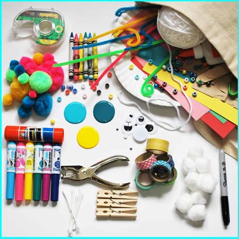 The Best Craft Supplies for Kids • In the Bag Kids' Crafts