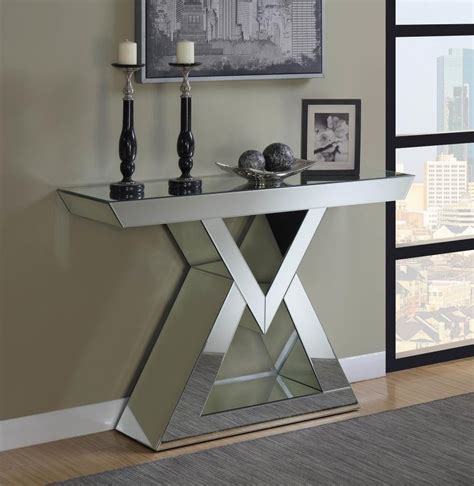 Contemporary Mirrored Console Table | 930009 | Console Tables | Price Busters Furniture