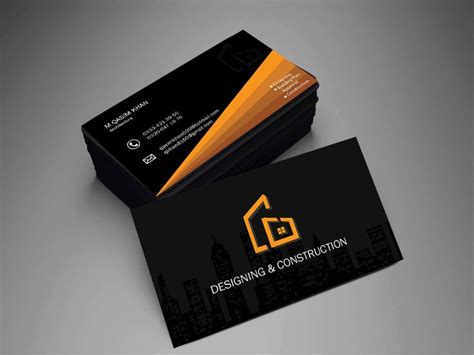 Check out my @Behance project: "Business Card Design for Construction & Architecture ...