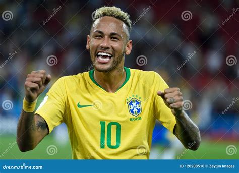 Brazilian Superstar Neymar after FIFA World Cup 2018 Match Serbia Vs ...