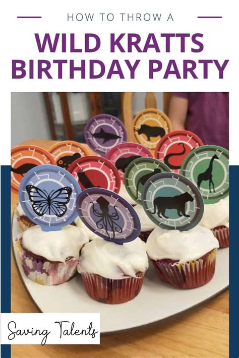 Wild Kratts Birthday Party Ideas from Saving Talents