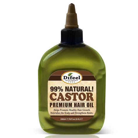 Difeel Premium 99% Natural Castor Hair Oil, 7.7 Oz - Walmart.com