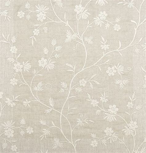 Neutral Embroiderd Linen Fabric | Sanderson Fabric | Curtain texture, Fabric textures, Curtain ...