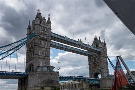 Tower Bridge Drawbridge in London. England and the United Kingdom Stock ...