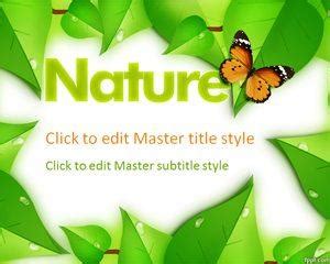 Nature PPT Template - Free PowerPoint Templates