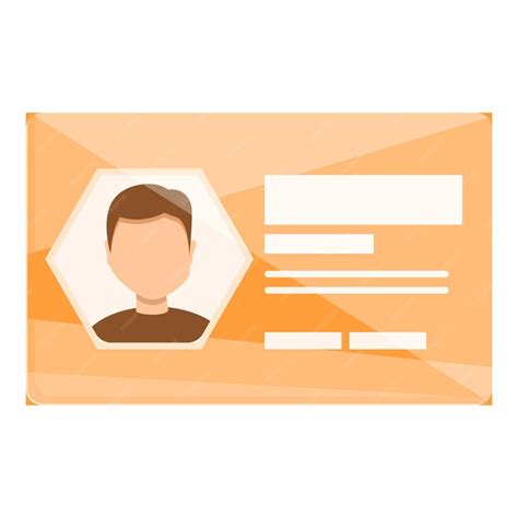 Premium Vector | Id card information icon cartoon of id card information vector icon for web ...