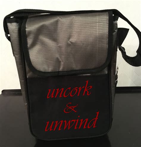 Wine Cooler Insulated Bag for 2 Wine Bottles or 1 Beer - Etsy