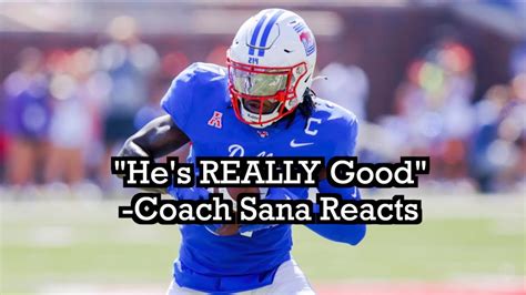 "He's REALLY Good" - Rashee Rice Highlights (Coach Sana Reacts) - YouTube