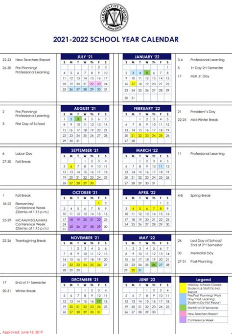 Marietta City School Calendar 2021-2022 | Marietta.com