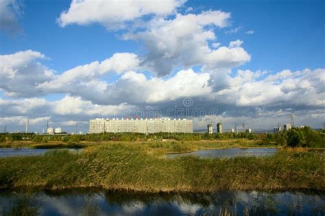 River scenery stock image. Image of garden, scenic, cloud - 21582327