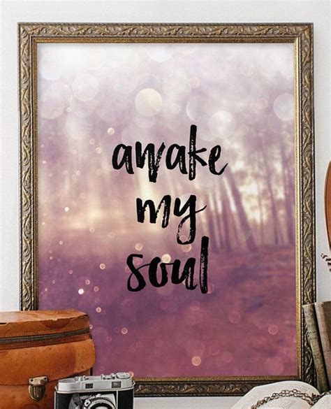 Scripture art, Awake my soul printable art, Mumford and sons, Home decor, Typography wall art ...