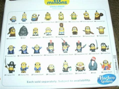 20 Despicable Me Blind Bag Surprise Minions Challenge Card Game Blind Bag New 630509270118 | eBay