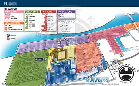 Fort Lauderdale International Boat Show Illustrated Map