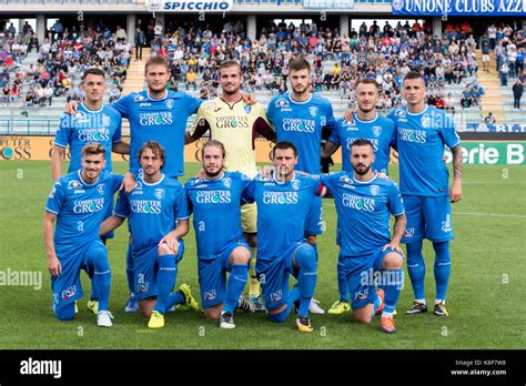 Empoli, Italy. 16th Sep, 2017. FC/Empoli FC team group line-up Football/Soccer : Empoli FC team ...