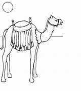 Camel Coloring Pages For Kids sketch template