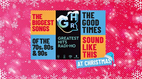 Greatest Hits Radio festive show schedule