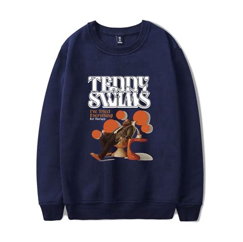 Teddy Swims Merch Sweatshirt I've Tried Everything But Therapy Album Art Hoodie Long-sleeve ...