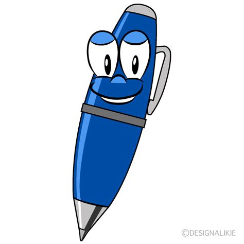 Free Pen Cartoon Character Clipart | Charatoon