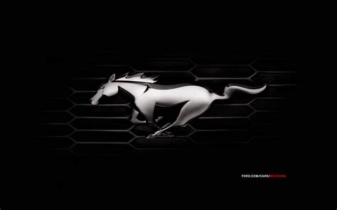 Download Mustang Hd Logo Black Car Grills Wallpaper | Wallpapers.com