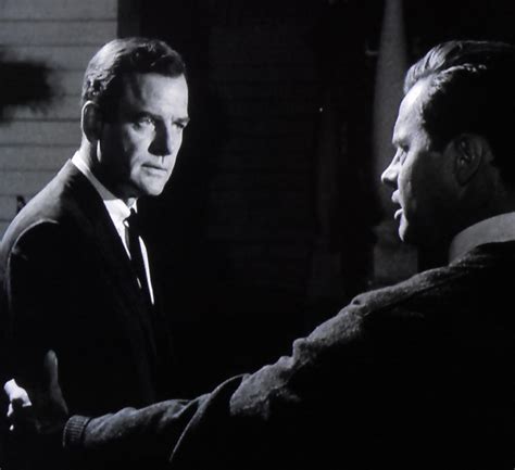 Gig Young and Frank Overton in "Walking Distance" 1959 | Gig young, Twilight zone, Young