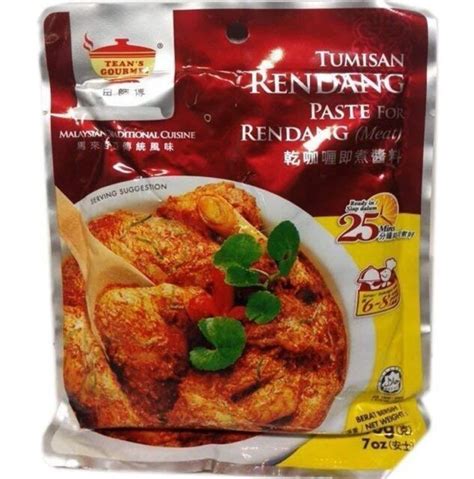 Tean's Gourmet Tumisan Kari Ayam Paste for Chicken Curry 200g Malaysian Cuisine for sale online ...