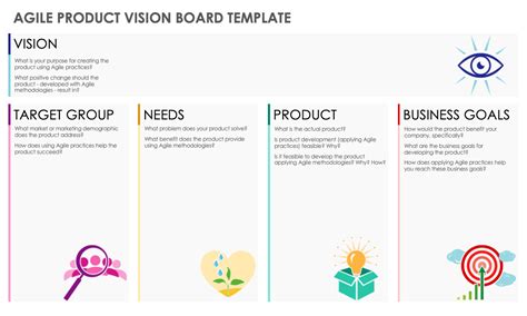 Product Vision Board Template