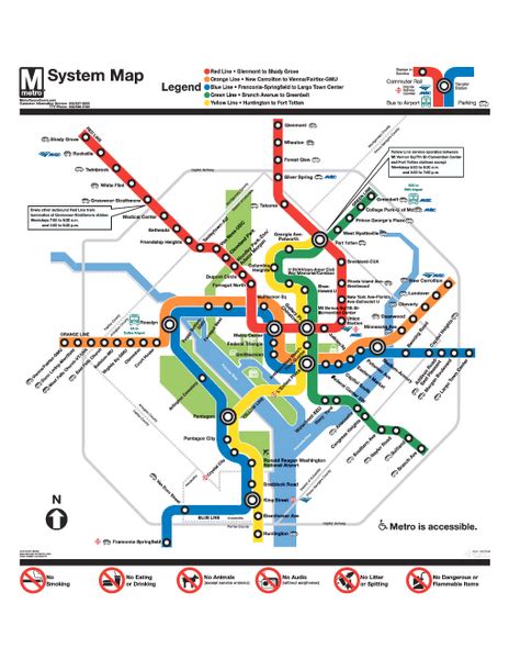 Wmata Metro Map Pdf | Zip Code Map