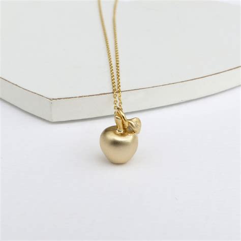 Apple Necklace By Evy Designs | notonthehighstreet.com